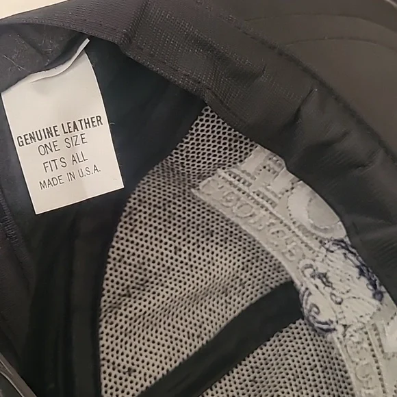 Georgetown Hoyas vintage leather hat ball cap - Picture 2 of 4